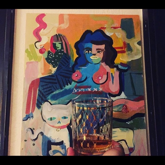 Organic Tee shirt New hand printed designed by artist multiple sizes - Picture 3 of 6